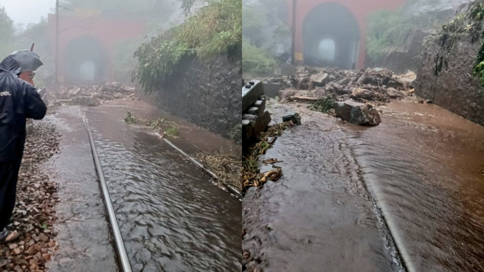 Montha Cyclone: మొంథా ఎఫెక్ట్.. కిరండోల్ రైల్వే లైన్ ధ్వంసం వీడియో..! Montha Cyclone: మొంథా ఎఫెక్ట్.. కిరండోల్ రైల్వే లైన్ ధ్వంసం వీడియో..!
