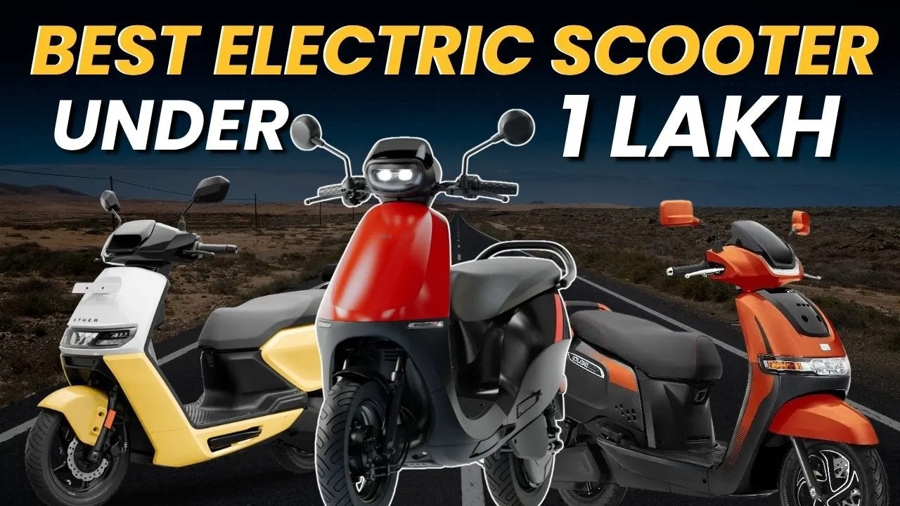 Best Electric Scooters: Best Electric Scooters Under 1 Lakh in India ...