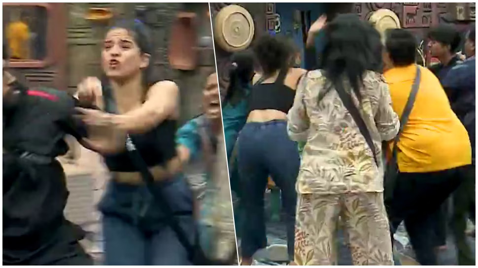 Bigg Boss: బిగ్బాస్ హౌస్లో పెద్ద గొడవ..పొట్టుపొట్టుగా తన్నుకున్నారు..వెక్కివెక్కి ఏడుస్తున్న లేడీ కంటెస్టెంట్స్! Bigg Boss: బిగ్బాస్ హౌస్లో పెద్ద గొడవ..పొట్టుపొట్టుగా తన్నుకున్నారు..వెక్కివెక్కి ఏడుస్తున్న లేడీ కంటెస్టెంట్స్!