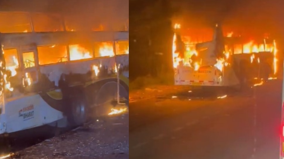 Bus Fire: మరో ఘోర బస్సు ప్రమాదం.. విజయవాడ వెళ్తుండగా పూర్తిగా దగ్ధం..!