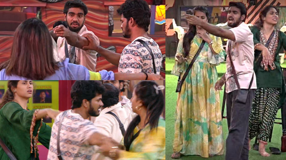 Bigg Boss 9: వాడు నీ వల్లే ఆడట్లేదు..రెచ్చిపోయిన రీతూ.. కల్యాణ్ గొంతు పట్టిన డిమాన్ రణరంగంగా హౌస్..! Bigg Boss 9: వాడు నీ వల్లే ఆడట్లేదు..రెచ్చిపోయిన రీతూ.. కల్యాణ్ గొంతు పట్టిన డిమాన్ రణరంగంగా హౌస్..!