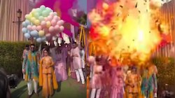 Video Viral: హల్దీవేడుకలో షాకింగ్ ఘటన.. చూస్తుండగానే పేలిన హైడ్రోజన్ బెలూన్లు.. వీడియో వైరల్..