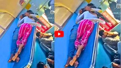 రైలును OYOగా మార్చిన లవర్స్‌.. అందరు చూస్తుండగా రొమాన్స్.. Video..