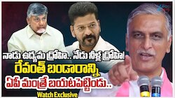 BRS Party: నదీ జలాల్లో దొంగకు తాళం ఇచ్చిన రేవంత్‌ రెడ్డి: హరీశ్‌ రావు