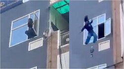 Video Viral: ప్రియుడితో హోటల్ గదిలో వాగ్వాదం.. నాలుగో అంతస్తు నుంచి దూకేసిన యువతి.. వీడియో వైరల్..
