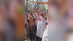 Jagga Reddy Holi: సంగారెడ్డి హోలీ వేడుకల్లో జగ్గారెడ్డి హల్‌చల్‌