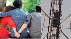Video Viral: మొగుడు వద్దు.. ప్రియుడే ముద్దు.!.. సెల్ టవర్ ఎక్కి మహిళ రచ్చ రంబోలా.. 