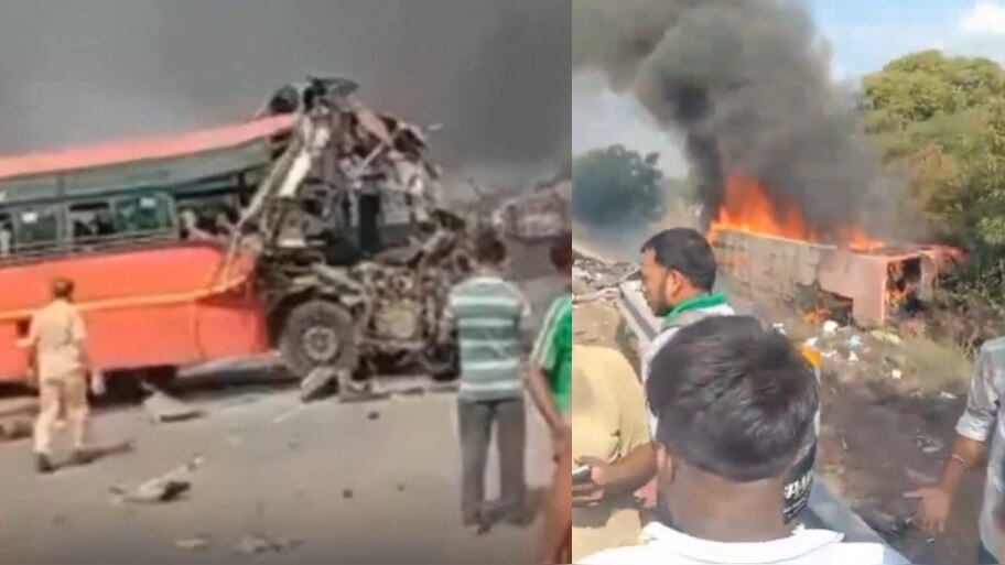 7 killed over 10 injured after 2 Maharashtra buses collide in Gujarat ...