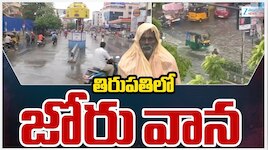 Tirumala Rains: తిరుమల, తిరుపతిలో కుండపోత వర్షం.. వణికిన నెల్లూరు జిల్లా