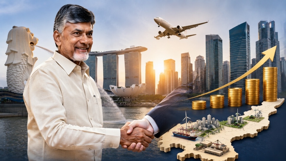 ఏపీకి భారీగా విదేశీ పెట్టుబడులను రాబట్టడమే ధ్యేయంగా నేడు సింగపూర్ కు సీఎం చంద్రబాబు