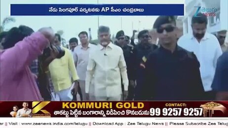 Chandrababu Naidu: నేడు సింగపూర్ పర్యటనకు సీఎం చంద్రబాబు.. ఏపీకి పెట్టుబడులే లక్ష్యమా?