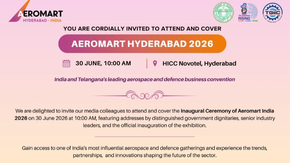 ప్రపంచ ఏరోస్పేస్ కేంద్రంగా హైదరాబాద్.. ఏరోమార్ట్ 2026కు సర్వం సిద్ధం