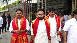 తిరుమల శ్రీవారి సేవలో కేంద్ర మంత్రి కిషన్‌ రెడ్డి