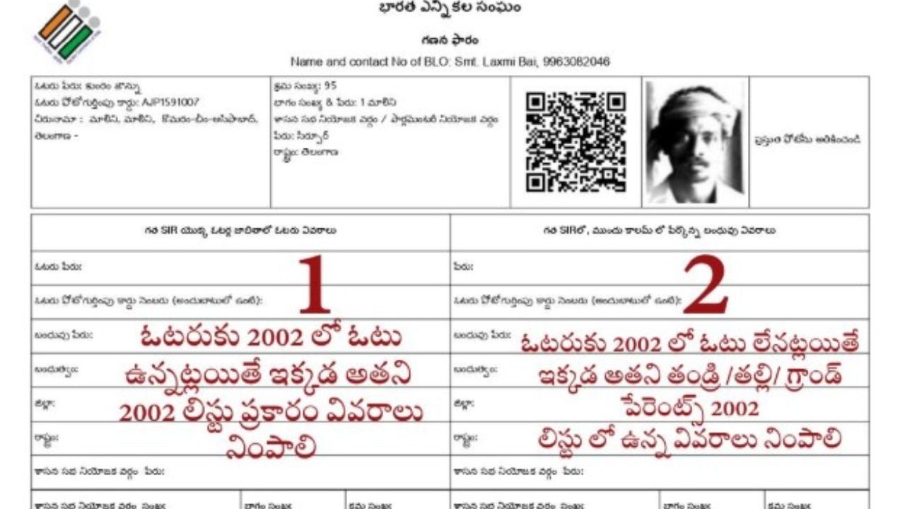 కంగారుపడకండి.. ఓటర్ ఎన్యూమరేషన్ ఫారమ్ ఇలా నింపండి, తెలంగాణ సీఈఓ ట్వీట్