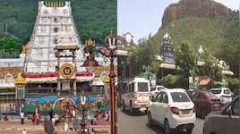 Tirumala: భక్తులతో కిట కిటలాడుతున్న తిరుమల.. అలిపిరి టోల్ వద్ద భారీగా ట్రాఫిక్ జామ్.!.