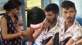 Video Viral:  యువతి ధైర్యానికి సలాం చెప్పాల్సిందే.. రైల్లో ఆకతాయికి గాజులు వేసి, లిప్ స్టిప్ పూసి మరీ.. వీడియో వైరల్..