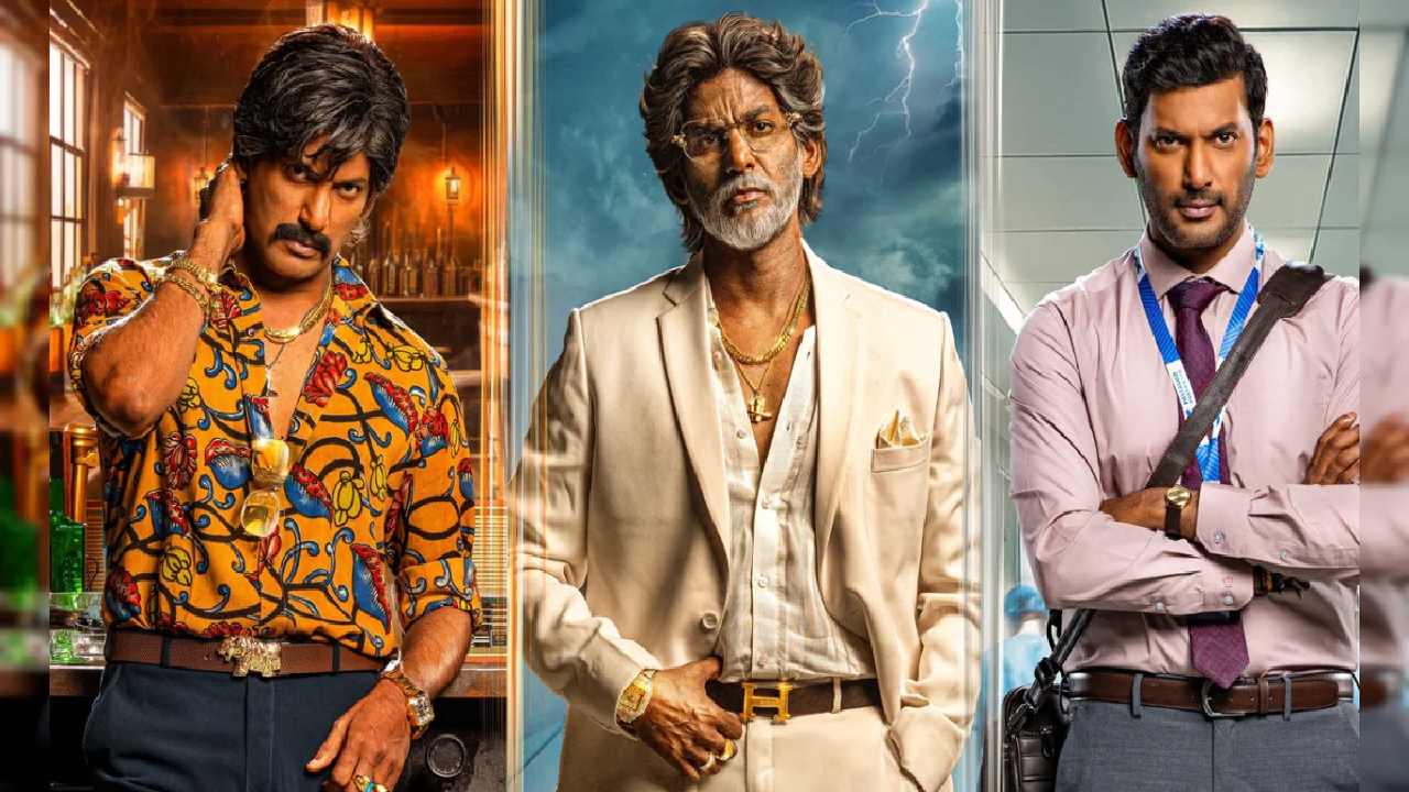 అంచనాలు పెంచేసిన విశాల్ మకుటం’ ట్రైలర్.. మూడు గెటప్స్ లో అదరగొట్టిన హీరో అంచనాలు పెంచేసిన విశాల్ మకుటం’ ట్రైలర్.. మూడు గెటప్స్ లో అదరగొట్టిన హీరో