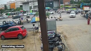 మియాపూర్‌లో బెలూన్ గ్యాస్ సిలిండర్ ఎలా పేలిందో చూడండి.. నలుగురికి గాయాలు  
