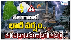 తెలంగాణలో భారీ వర్షం.. ఆ జిల్లాలకు ఎల్లో అలర్ట్..  