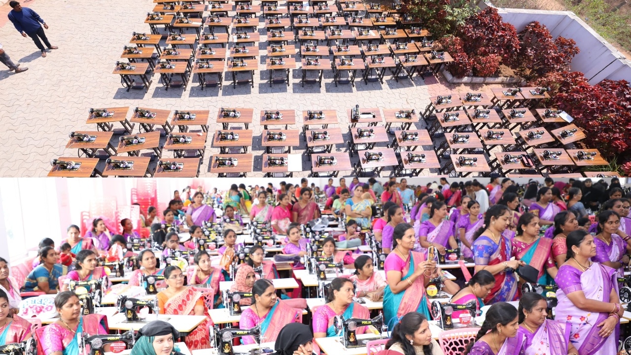 తెలంగాణలో బీసీ మహిళలకు ఉచిత కుట్టు మిషన్ల పంపిణీ ప్రారంభం
