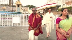 Tirumala: తిరుమల అభిషేక సేవలో ఎంపీ రమేశ్‌ కుటుంబసభ్యులు