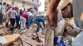 Delhi: ఢిల్లీలో కుప్పకూలీన ఆరంతస్తుల భవనం.. శిథిలాల కింద 50 మంది విద్యార్థులు..?..