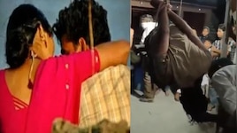Saharanpur Video: పెళ్లైన మహిళతో సీక్రెట్ బాగోతం.. యువకుడిని తాళ్లతో తలకిందులుగా వేలాడదీసి మరీ.. వీడియో వైరల్..