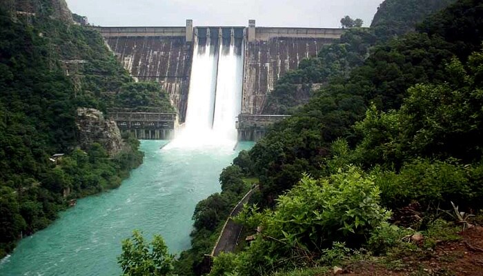 ANI photo of Bhakra dam