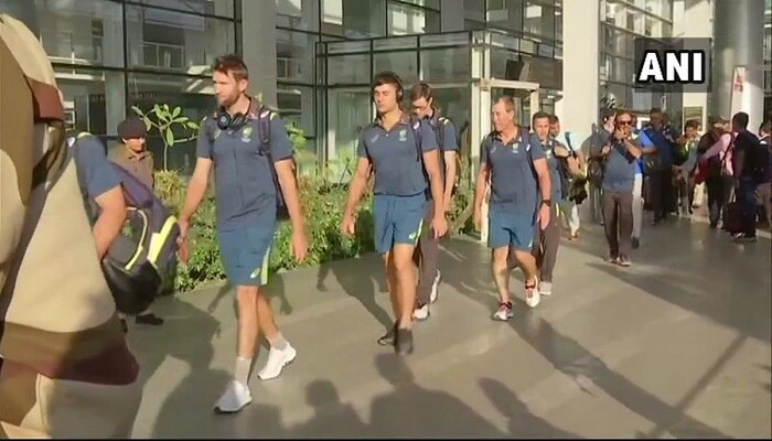 Indian and Australian cricket teams arrive in Chandigarh for fourth ODI at Mohali