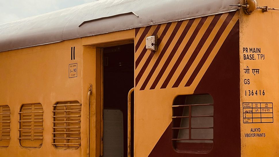 Local Train Color Why are there Colored Stripes on Indian Railway Coaches Secrets of ...