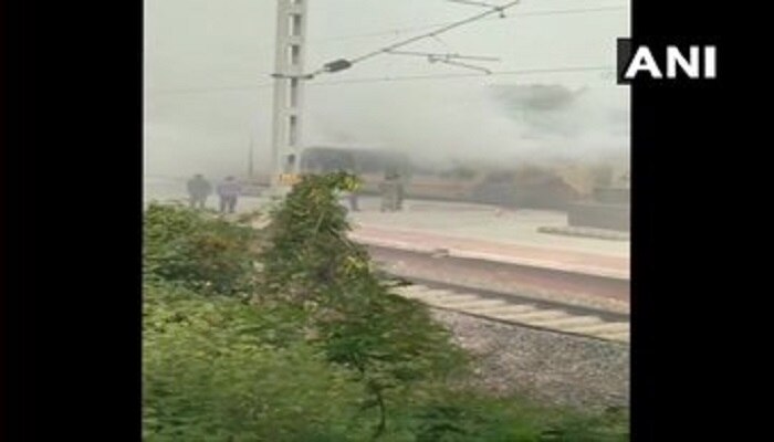 Fire-accident-in-railway-coaches-at-Medchal-Railway-Station