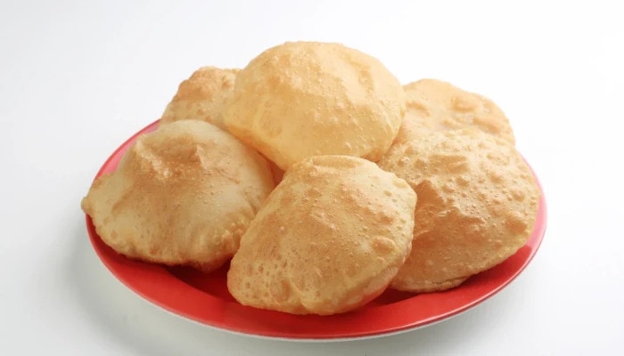 Soft and Puffy Poori 