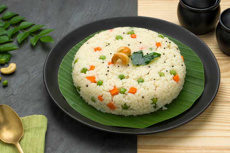 Goduma Rava Upma Preperation