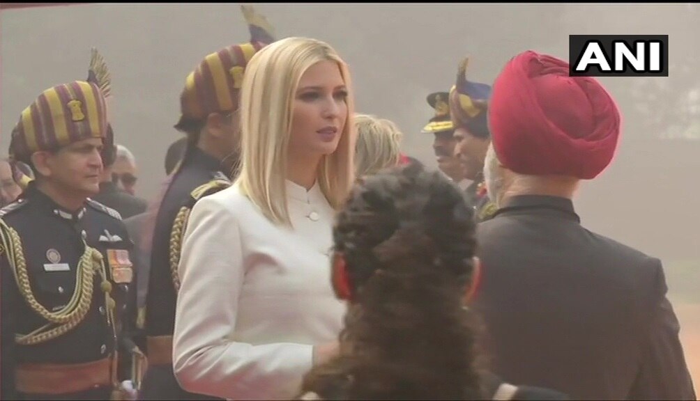 Ivanka Trump visits Rashtrapati Bhavan