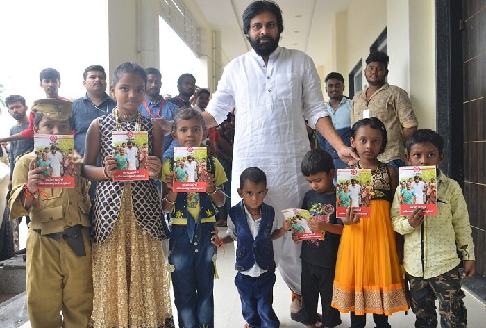 Pawan Kalyan releases Janasena Party manifesto at Bheemavaram 