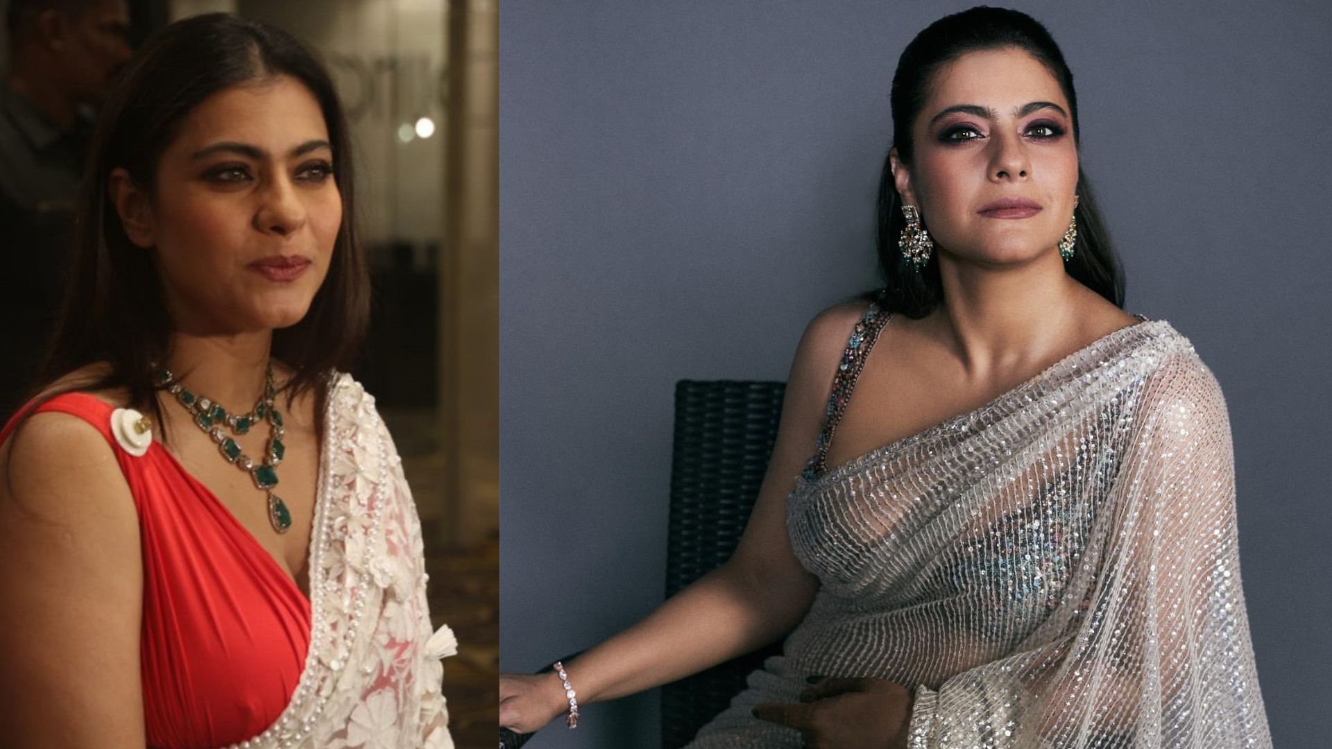Actress Kajol Shares Mesmerizing Pictures In Sleeveless Blouse And