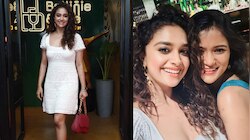 Keerthy Suresh Photos: పొట్టి గౌనులో కీర్తి సురేష్ అందాల విందు.. హీటెక్కిస్తోందిగా! 
