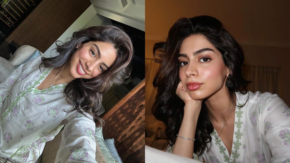 Khushi Kapoor: క్యూట్ స్మైల్‌తో అచ్చు అమ్మ శ్రీదేవిని తలపిస్తోన్న ఖుషీ కపూర్.. లేటెస్ట్ పిక్స్ వైరల్..