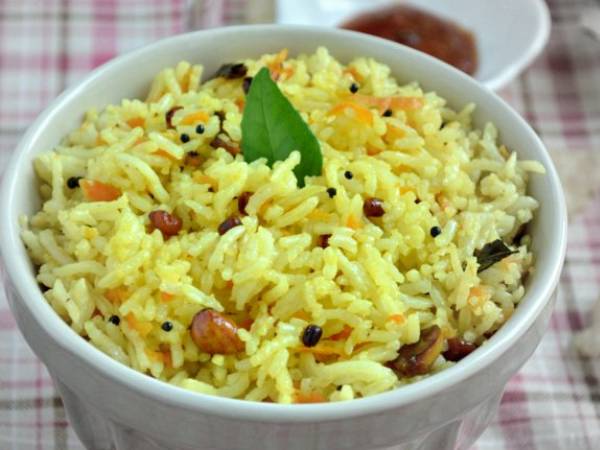 Tasty Lemon Pulihora Recipe