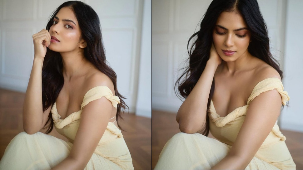 Malavika Mohanan: మరోసారి క్లీవేజ్‌ షోతో మాళవిక మోహనన్ రచ్చ .. ప్రభాస్ భామ అందాలు డోస్ ఓ రేంజ్‌లో.. 