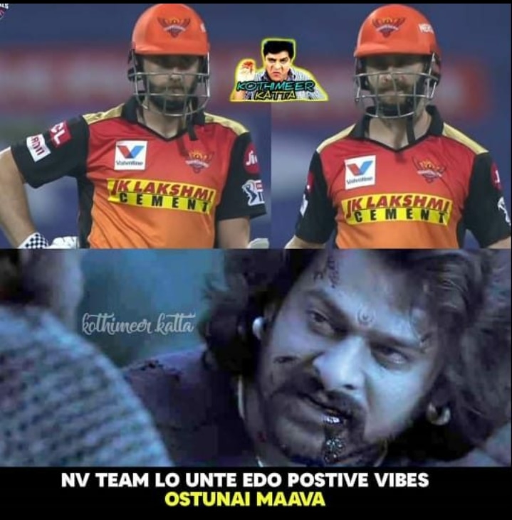 Top Telugu Memes on Kane Williamson After SRH Beats Delhi Capitals