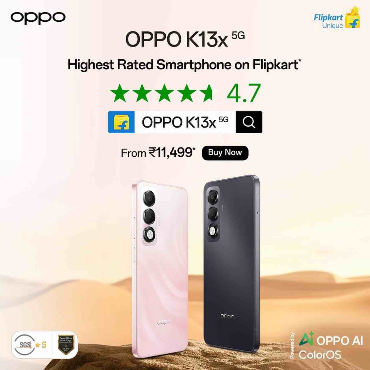 Oppo K13X 5G Price