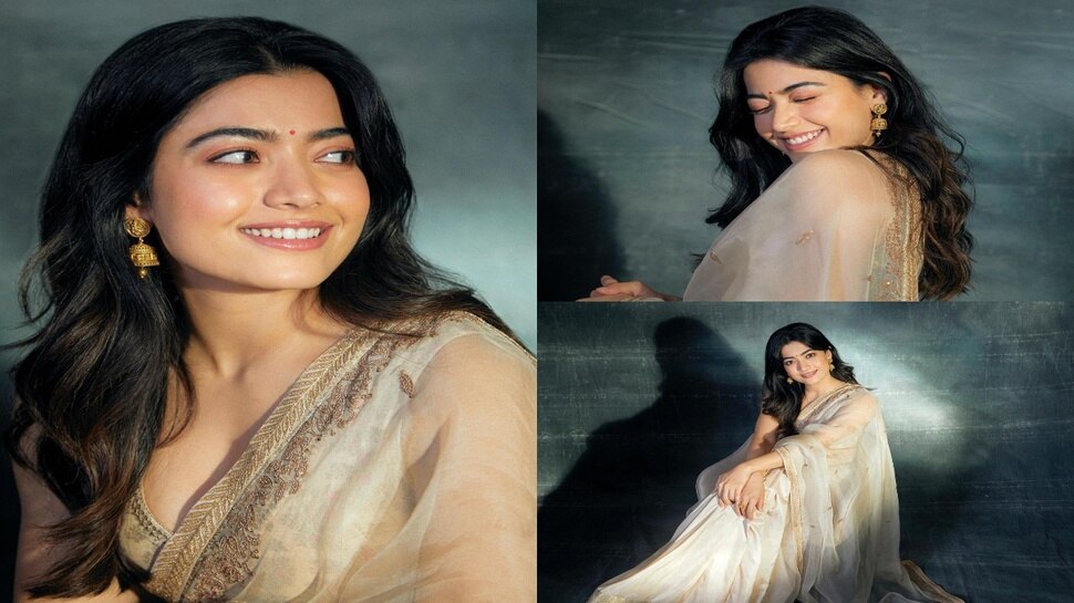 Rashmika Mandanna: చీరలో రష్మికా మందన్న.. చెక్కిన శిల్పంలా అందాలు..