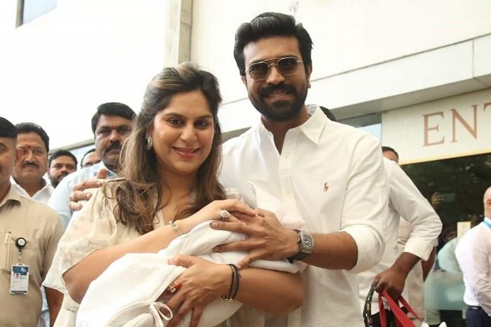 Ram Charan, Upasana Kamineni photos With Their Daughter photo