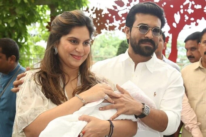 Ram Charan, Upasana Kamineni With Their Daughter