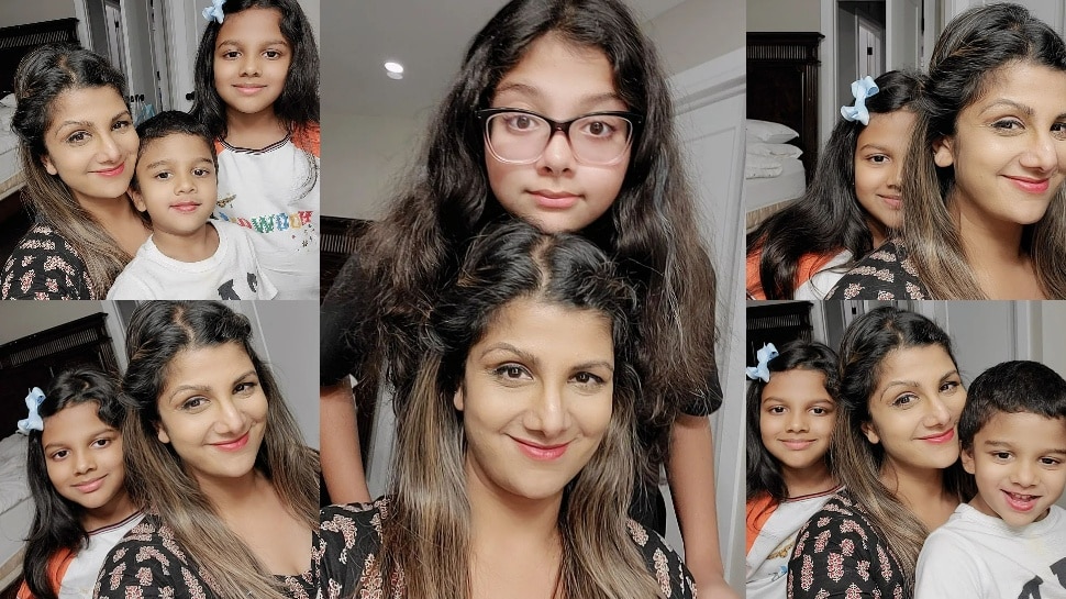 Rambha Daughter Sasha pic after Treatment pics | హాస్పిటల్‌ నుంచి బయటకు ...