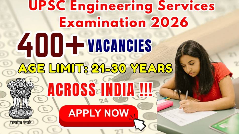 UPSC ESE 2026 Notification Released FOR 474 Posts Check Full Details ...