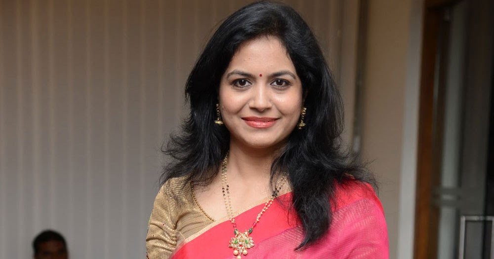 Singer Sunitha Hugs