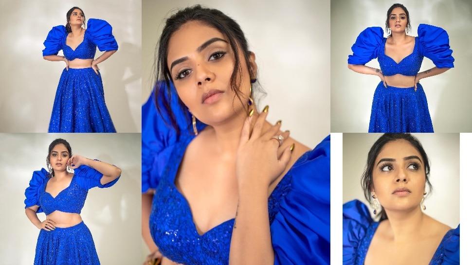 Anchor Sreemukhi: బ్లూ డ్రెస్‌లో దుమ్ములేపిన శ్రీముఖి.. కిర్రాక్ లుక్‌లో రాములమ్మ