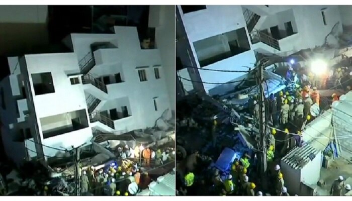 Three storey building collapsed in Bengaluru